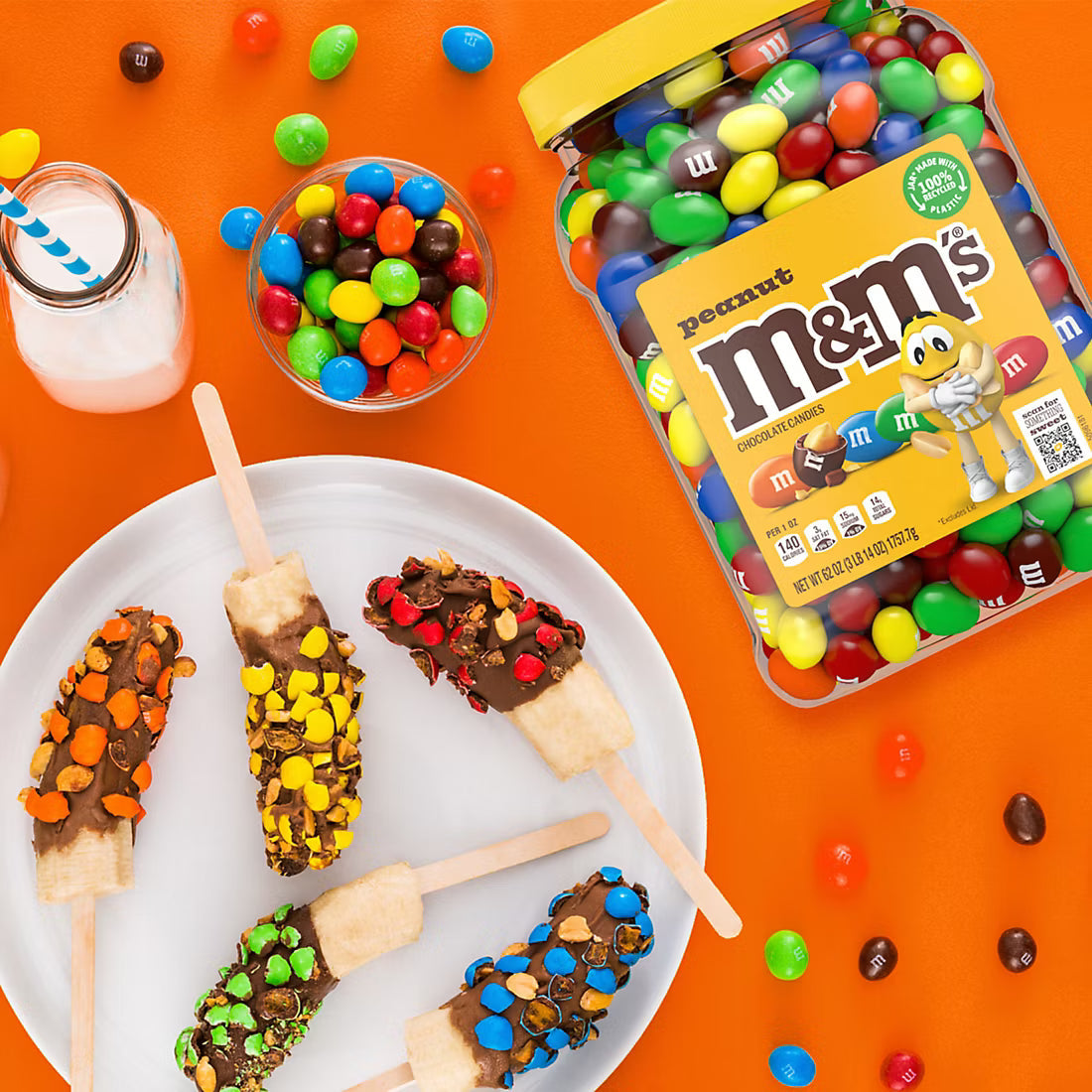 M&M's Peanut Milk Chocolate, 62 oz.