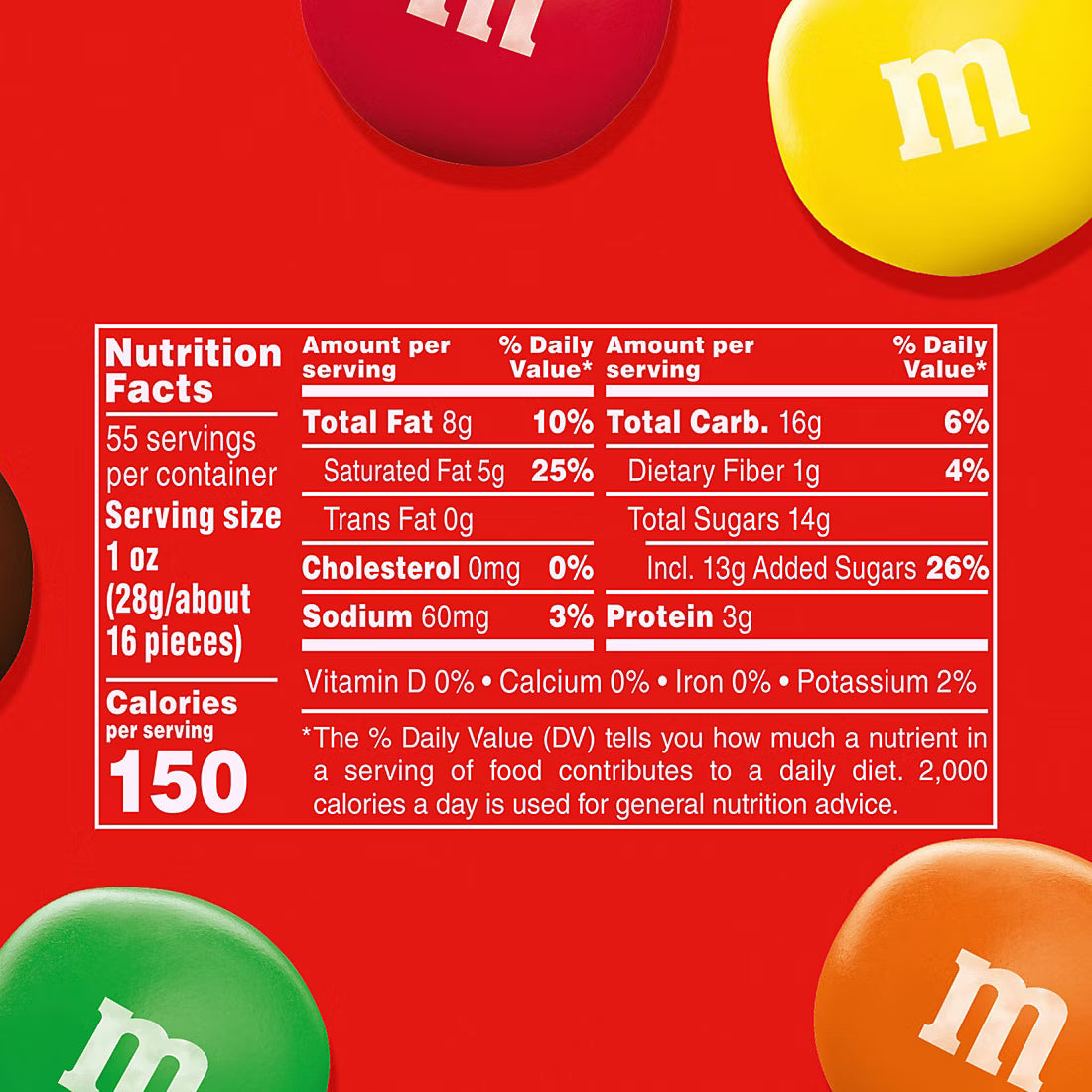 M&M's Peanut Butter Milk Chocolate, 55 oz.