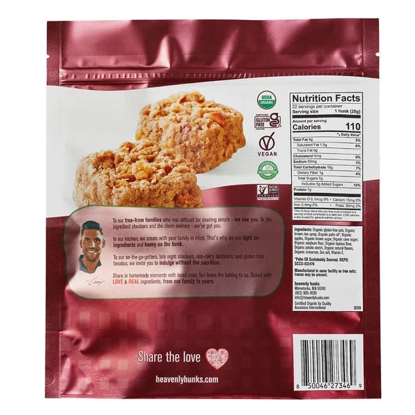 Heavenly Hunks Organic Oatmeal Apple Crisp, 22 oz.