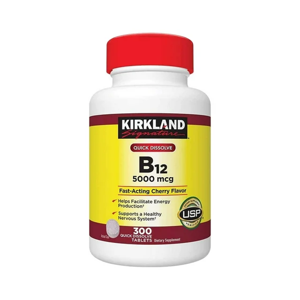 Kirkland Vitamin B12 5000mcg, 300 Tablets