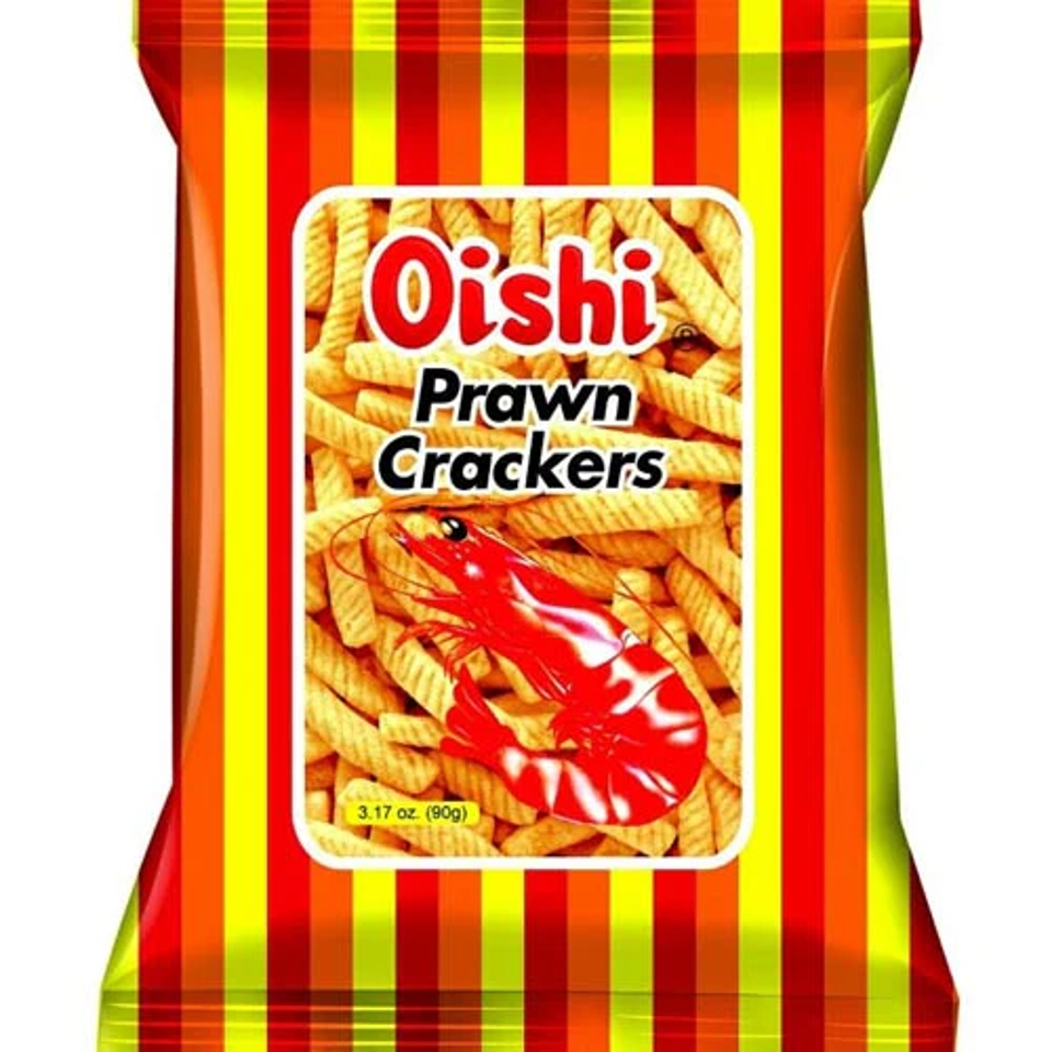 Oishi Prawn Crackers Classic, 60g