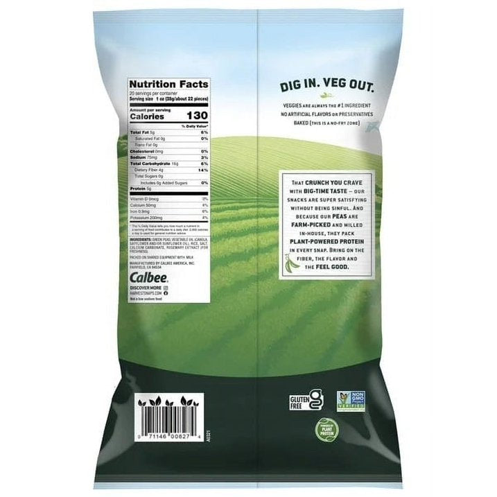 Calbee Harvest Snaps Green Peas, 20 oz.