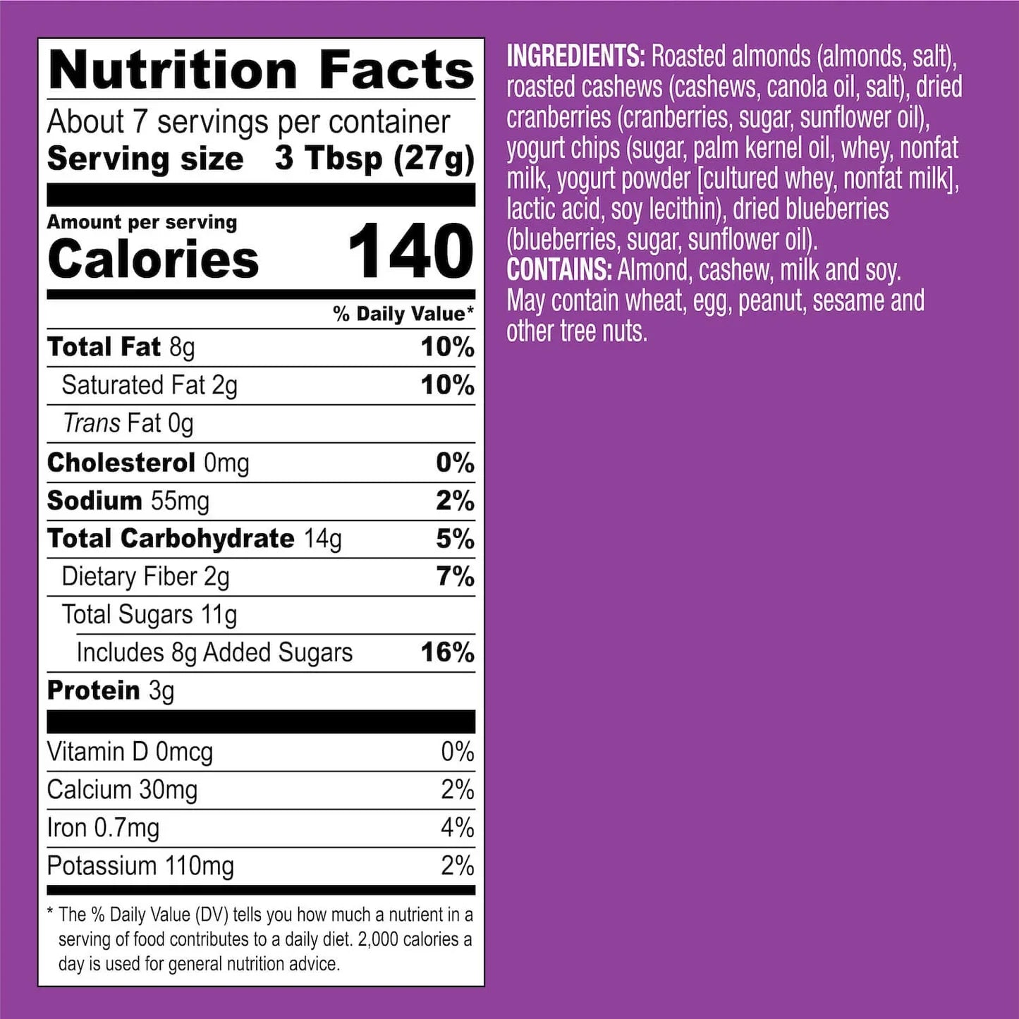 WildRoots Coastal Berry Trail Mix, 26 oz.