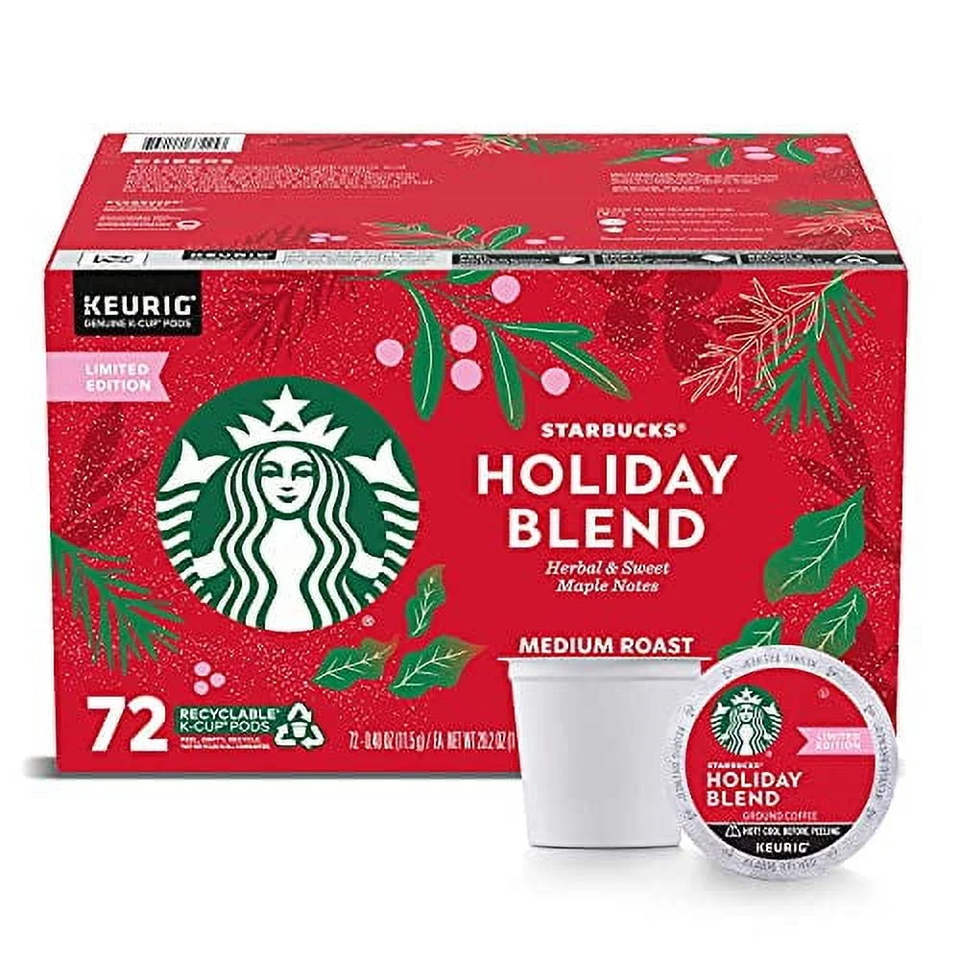 Starbucks K-Cups Medium Roast Holiday Blend, 72 ct.