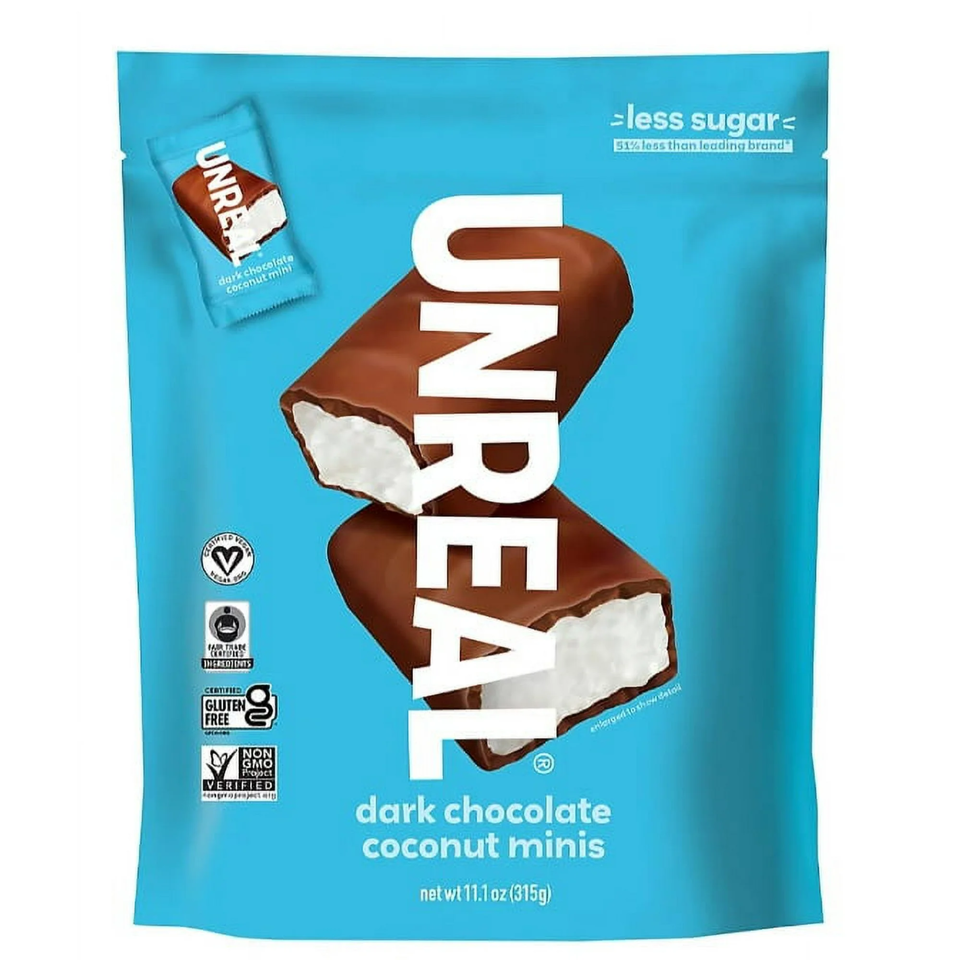 Unreal Dark Chocolate Coconut Minis, 11.1oz.