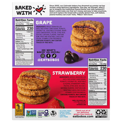 BoBo's PBandJ's Strawberry and Grape Variety Pack, 18 ct.