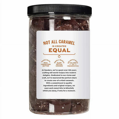 Sanders Dark Chocolate Sea Salt Caramels, 36oz
