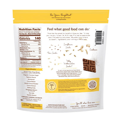 Simple Mills Chocolate Brownie Sweet Thins, 14 oz.