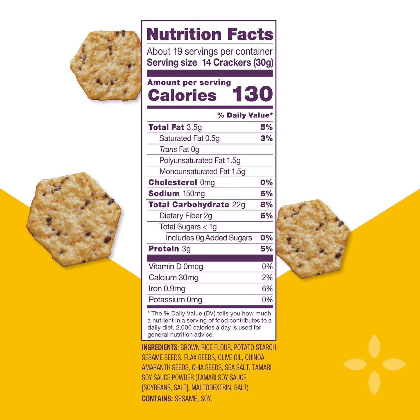 Crunchmaster 5 Seed Multi-Grain Crackers, 10 oz (2-Pack)