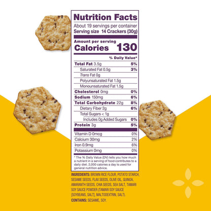 Crunchmaster 5 Seed Multi-Grain Crackers, 10 oz (2-Pack)