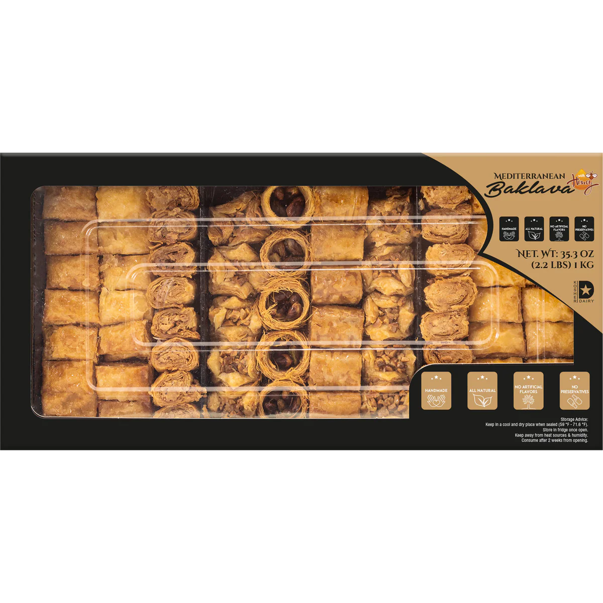 Mediterranean Honey Baklava, 35.3 oz.