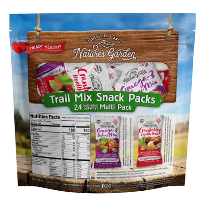 Nature's Garden Trail Mix Snack Packs, 1.2 oz, 24 ct.