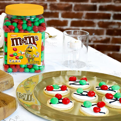 M&M's Peanut Milk Chocolate Holiday Edition, 62 oz.
