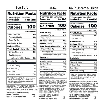 PopChips Variety Pack, 0.8 oz, 30 ct.