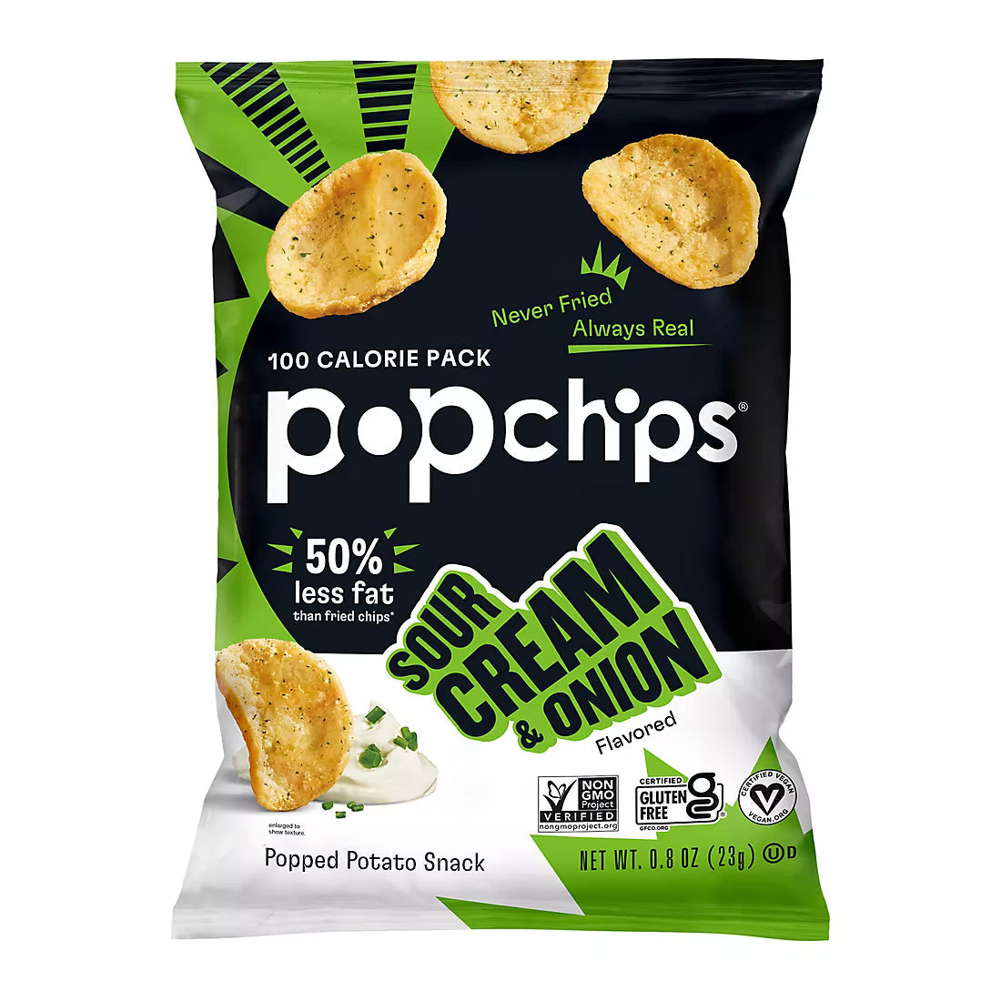 PopChips Variety Pack, 0.8 oz, 30 ct.