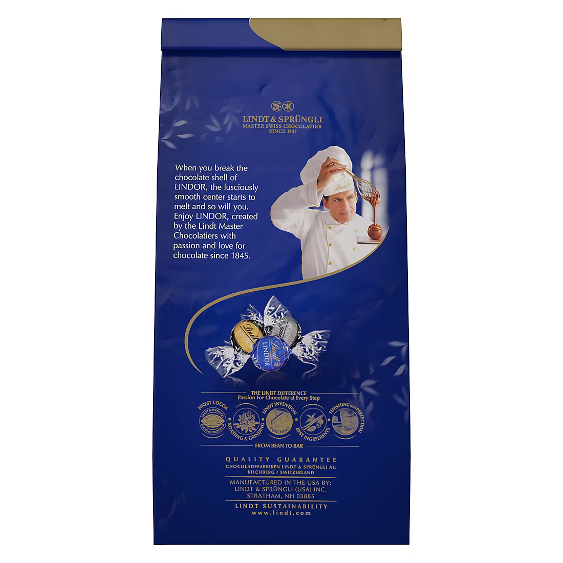 Lindt Lindor Assorted Dark Chocolate Truffles, 19 oz.