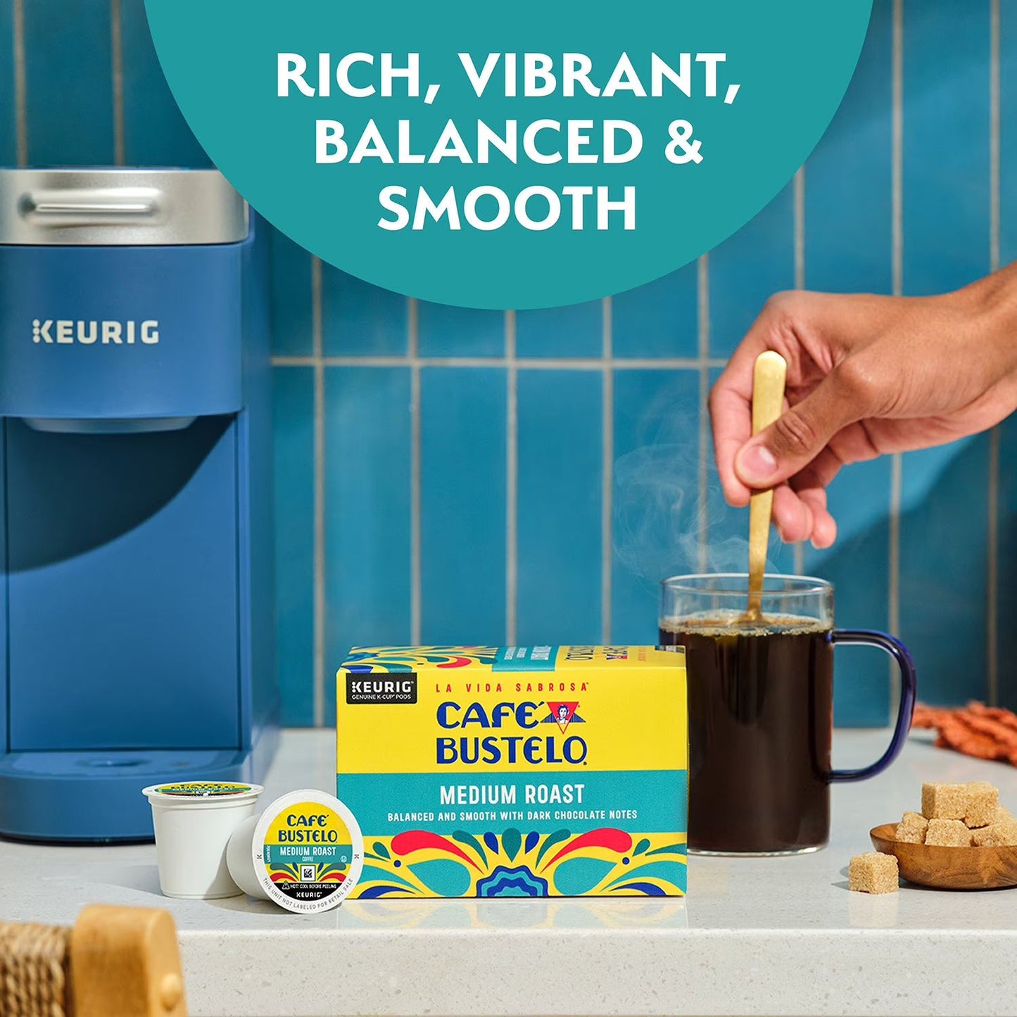 Café Bustelo Medium Roast Coffee K-Cup Pods, 54 ct.