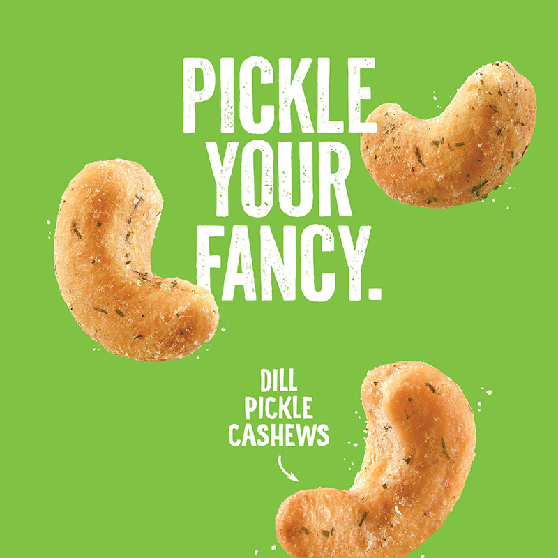 Emerald Dill Pickle Cashews, 5 oz.