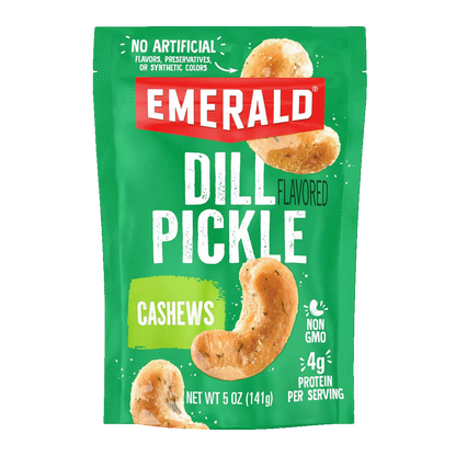 Emerald Dill Pickle Cashews, 5 oz.
