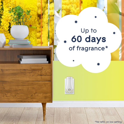 Glade Scented Plug-Ins, Radiant Bloom, 2 Warmers + 6 Refills