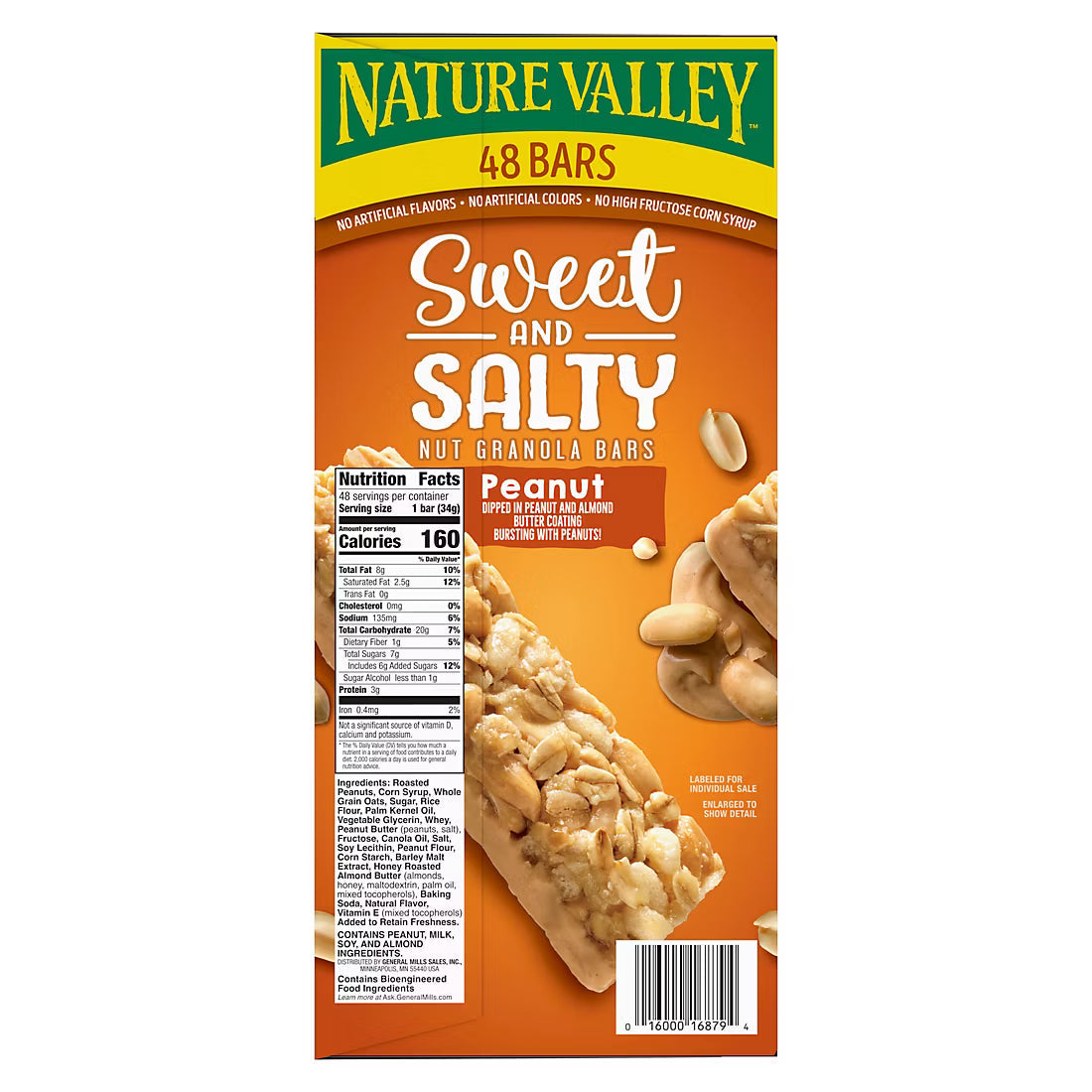 Nature Valley Sweet & Salty Peanut Granola Bars, 48 ct.