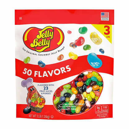 Jelly Belly 50 Gourmet Flavors, 3 lbs.