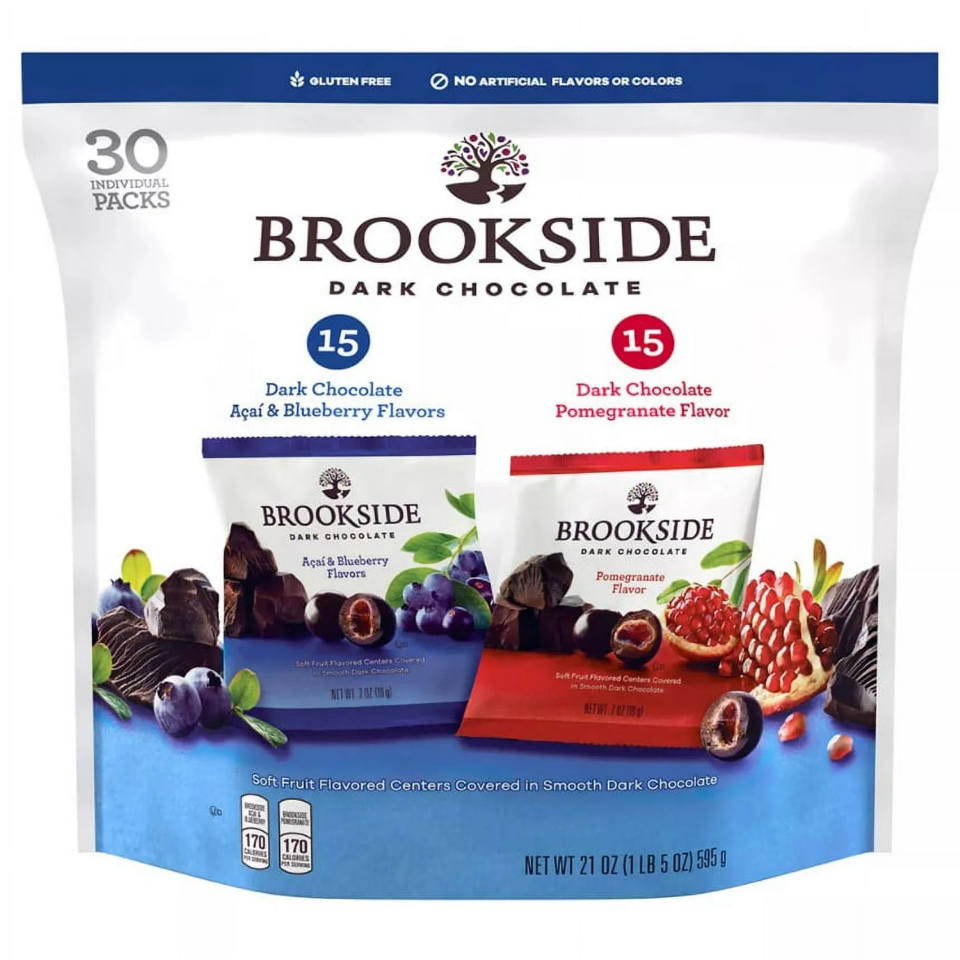 Brookside Dark Chocolate Variety Pack, 30 ct.