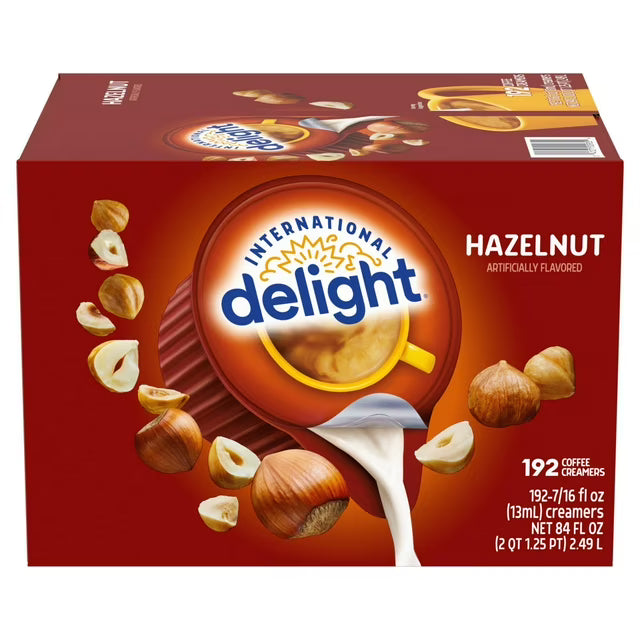 International Delight Hazelnut Creamer, 192 ct.