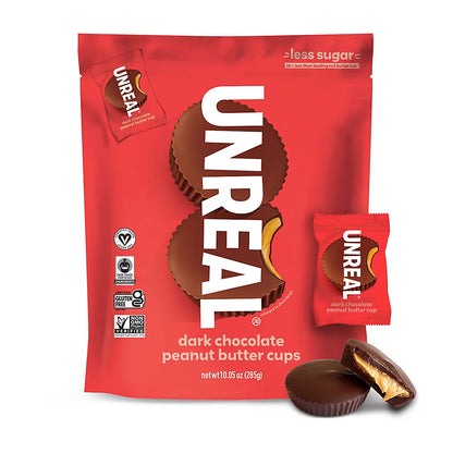 Unreal Dark Chocolate Peanut Butter Cups, 10.05 oz.