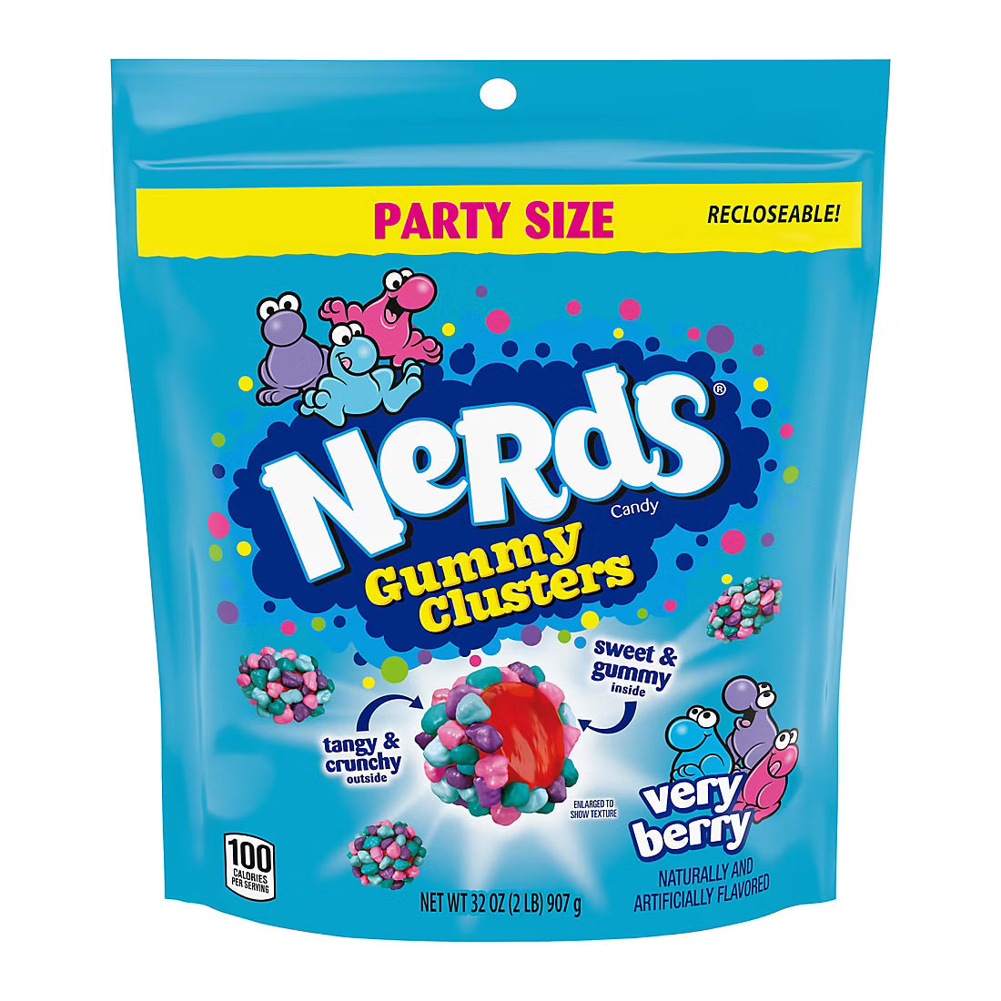 Nerds Gummy Clusters Very Berry, 32 oz.