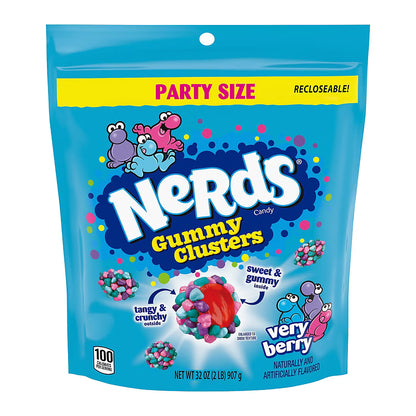 Nerds Gummy Clusters Very Berry, 32 oz.