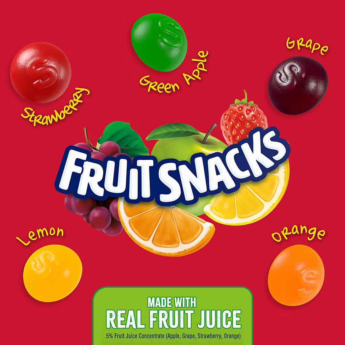 Skittles Fruit Snacks, 0.8oz, 42 ct.