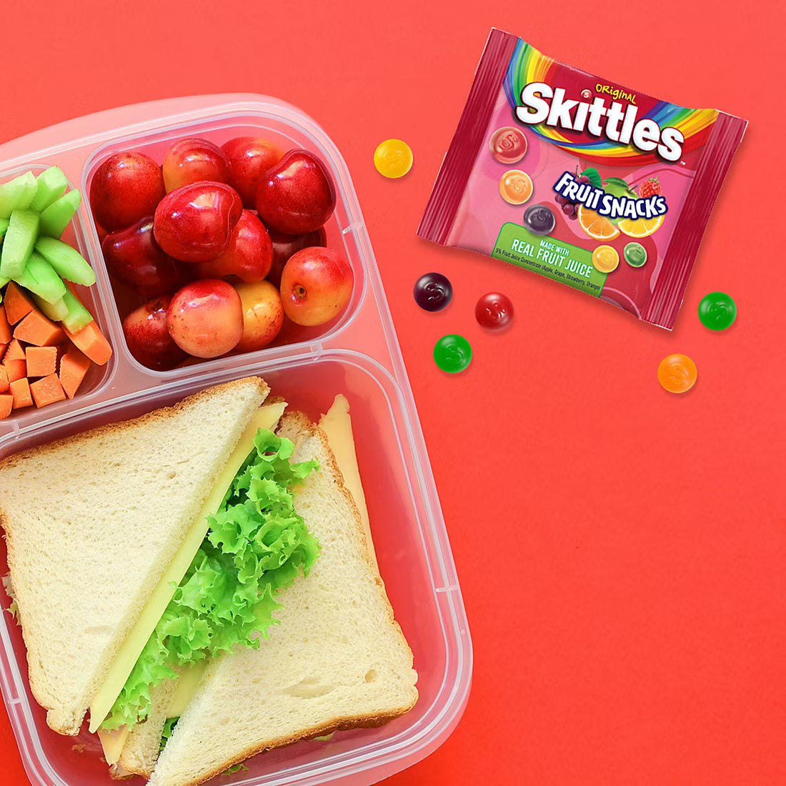 Skittles Fruit Snacks, 0.8oz, 42 ct.