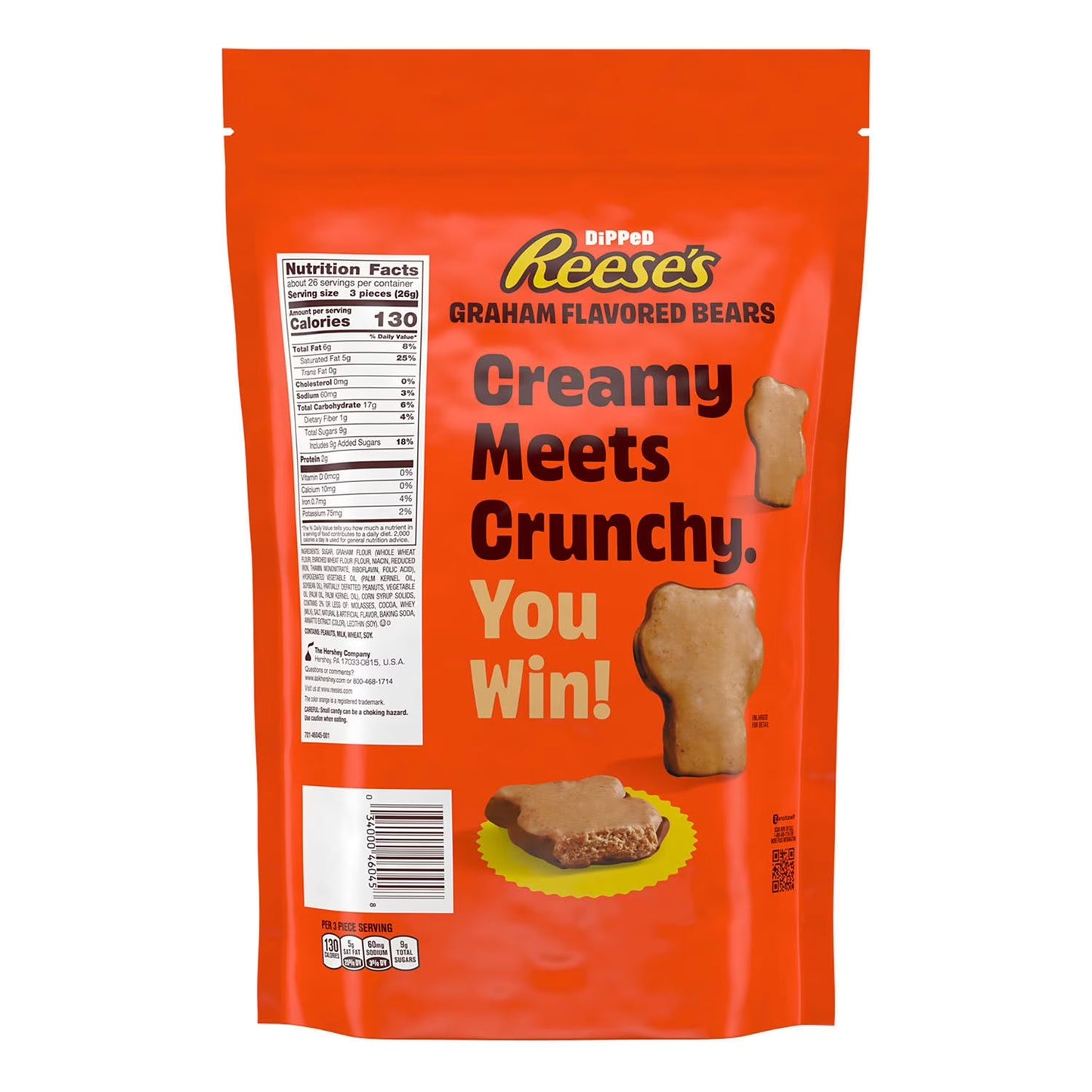 Reese's Dipped Graham Bears, 24 oz.