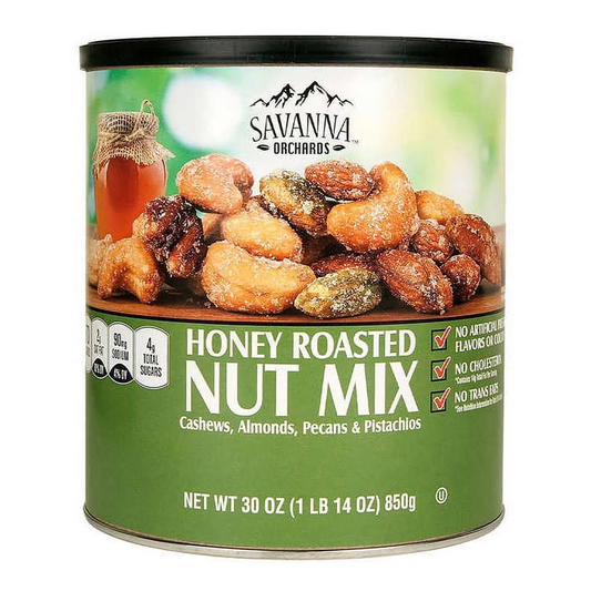 Savanna Orchards Honey Roasted Nut Mix, 30 oz.