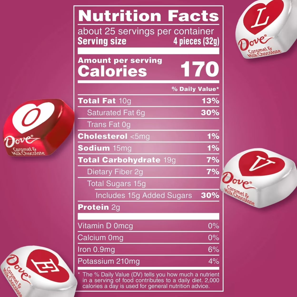Dove Valentine's Day Mix Milk and Dark Chocolate, 28.14 oz.