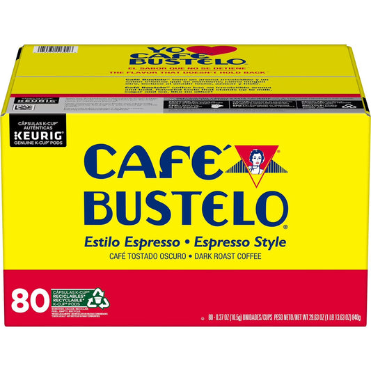 Cafe Bustelo Espresso Style Coffee K-Cups 80 ct.