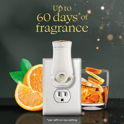 Glade Scented Plug-Ins, Bourbon and Citrus, 2 Warmers + 6 Refills