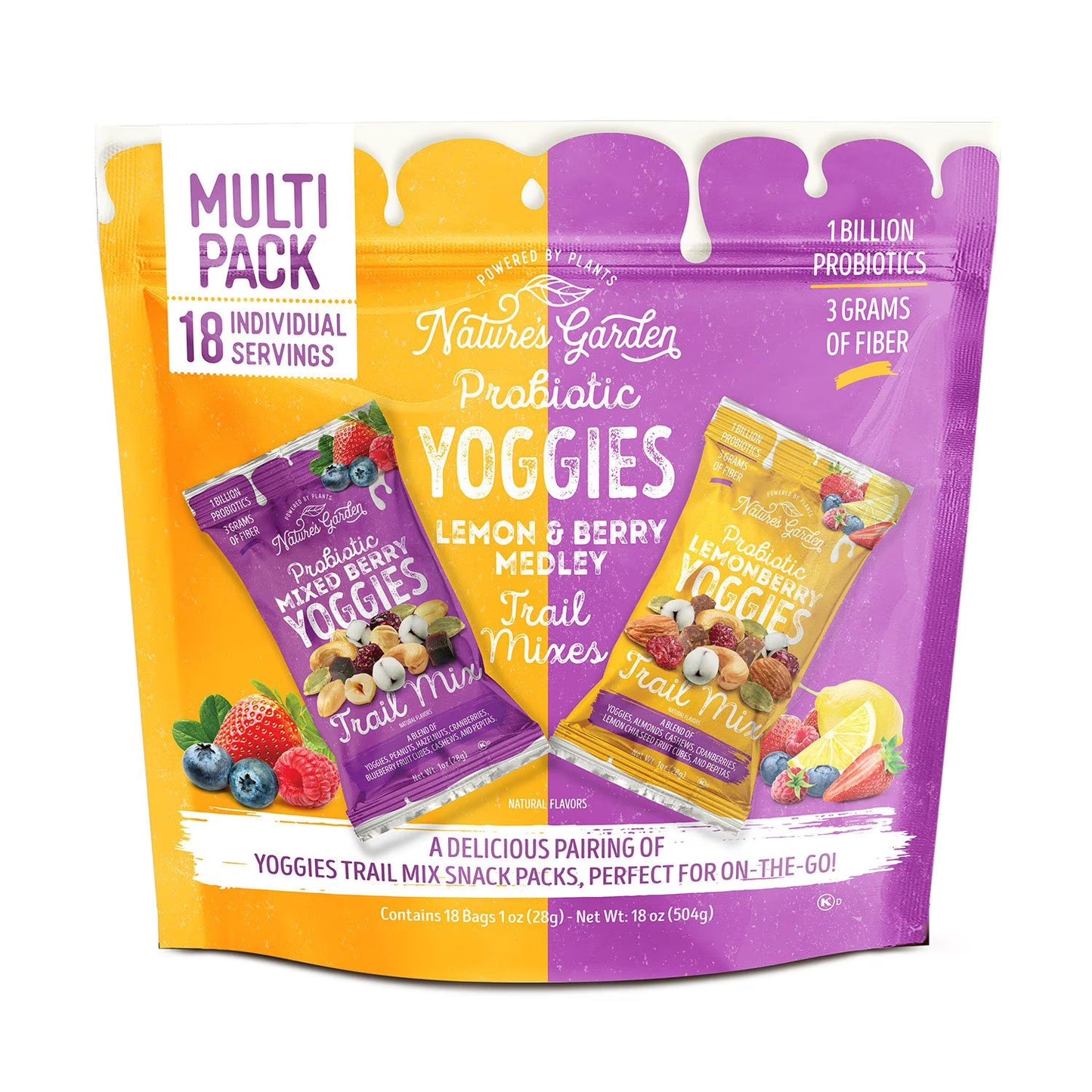 Nature's Garden Yoggies Trail Mix Variety Pack, 1 oz, 24 ct.