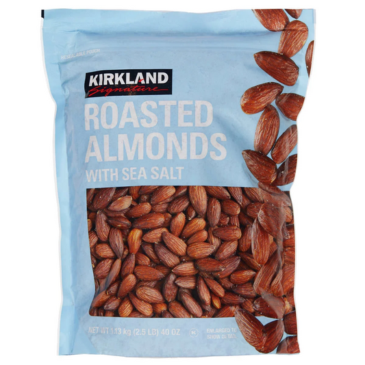 Kirkland Roasted Almonds with Sea Salt, 2.5 lbs.