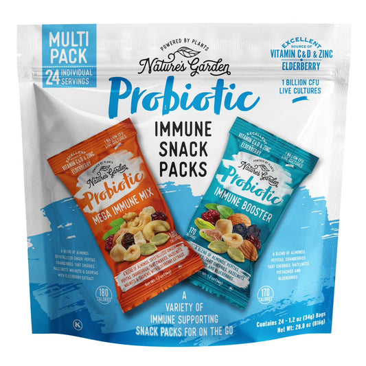 Nature's Garden Probiotic Immune Snack Packs, 1.2 oz, 24 ct.