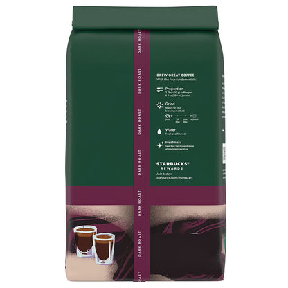 Starbucks Whole Bean Espresso Roast, 40 oz.