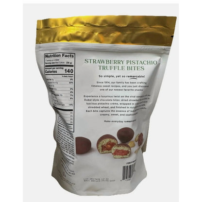 Edward Marc Dubai Style Strawberry Pistachio Truffle Bites, 18 oz.