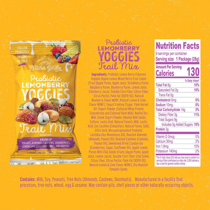 Nature's Garden Yoggies Trail Mix Variety Pack, 1 oz, 24 ct.