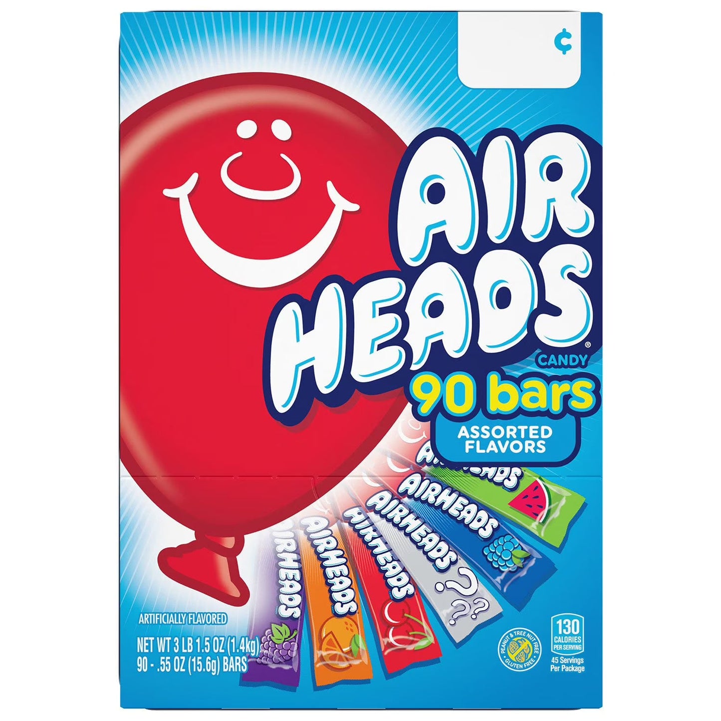 AirHeads Assorted Flavors, 90 ct.
