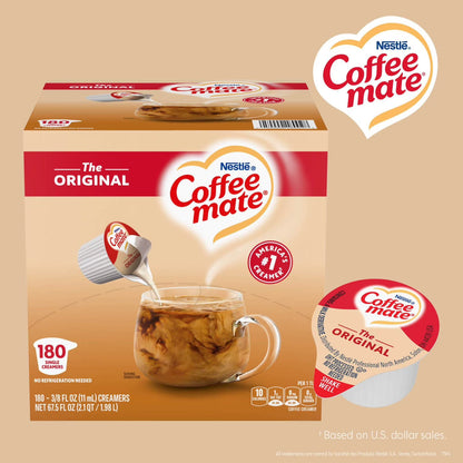 Coffee Mate Original Creamer Singles, 180 ct.
