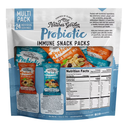 Nature's Garden Probiotic Immune Snack Packs, 1.2 oz, 24 ct.