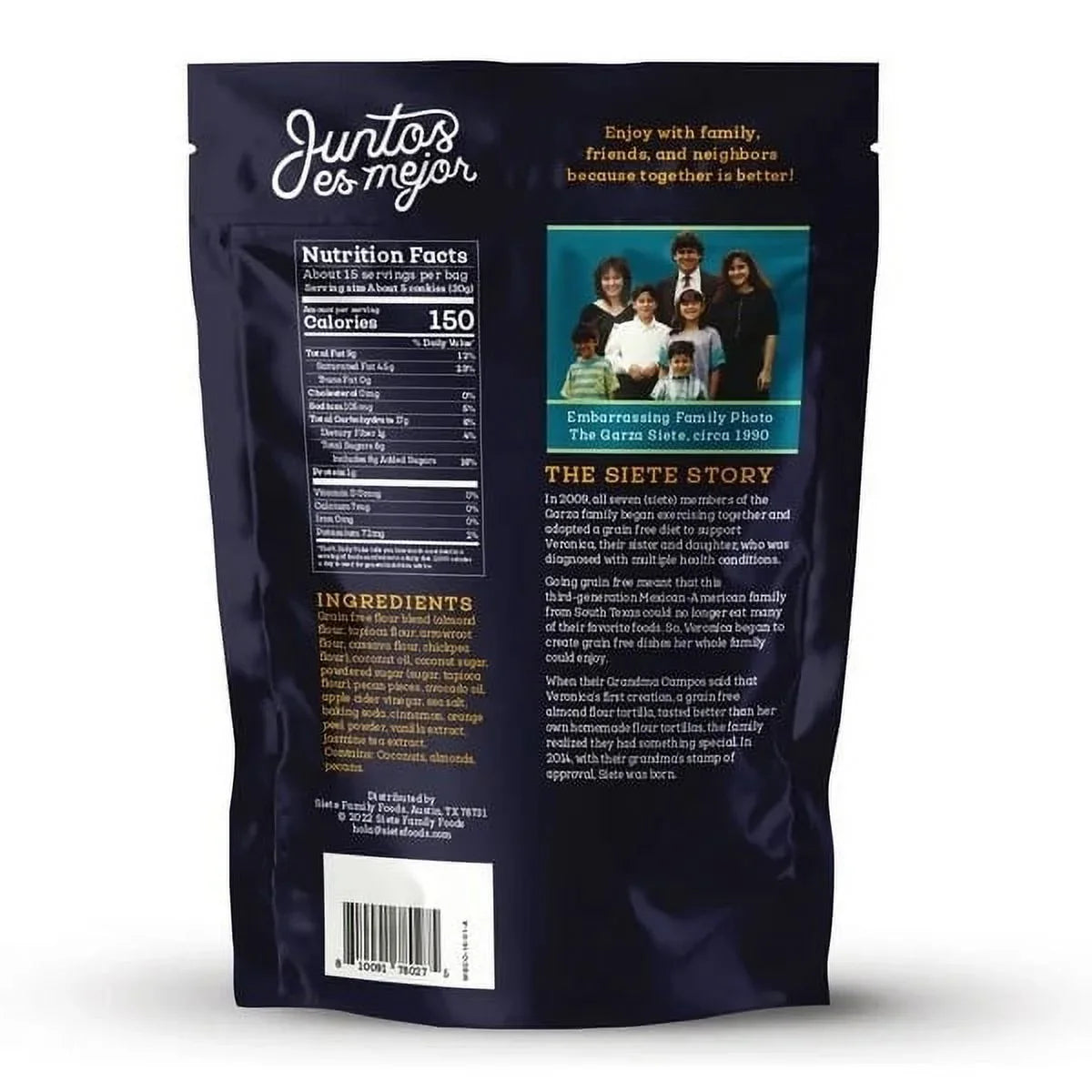 Siete Grain Free Mexican Wedding Cookies, 16 oz.