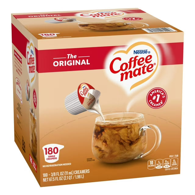 Coffee Mate Original Creamer Singles, 180 ct.