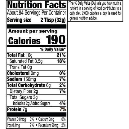 Skippy All Natural Peanut Butter, 48 oz. (2 Pack)
